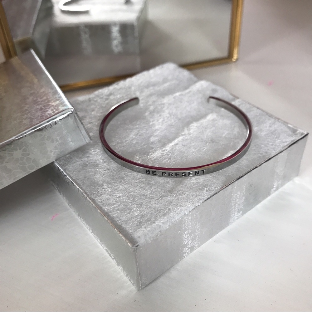 1 left! “Be Present” Momtra Cuff Bracelet - Picture 3 of 5